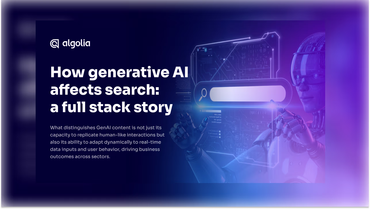 How generative AI affects search: a full stack story