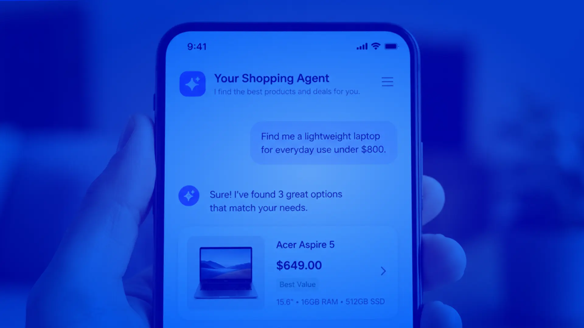 What makes a good agentic UI for ecommerce?