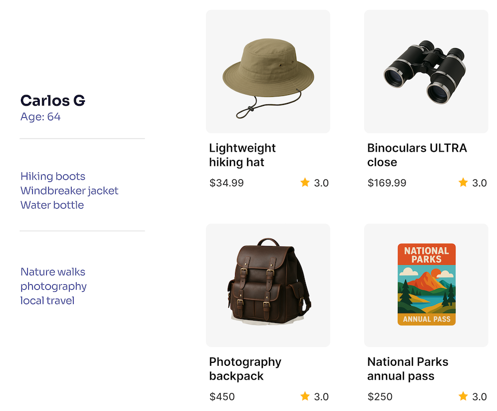 AI visual search